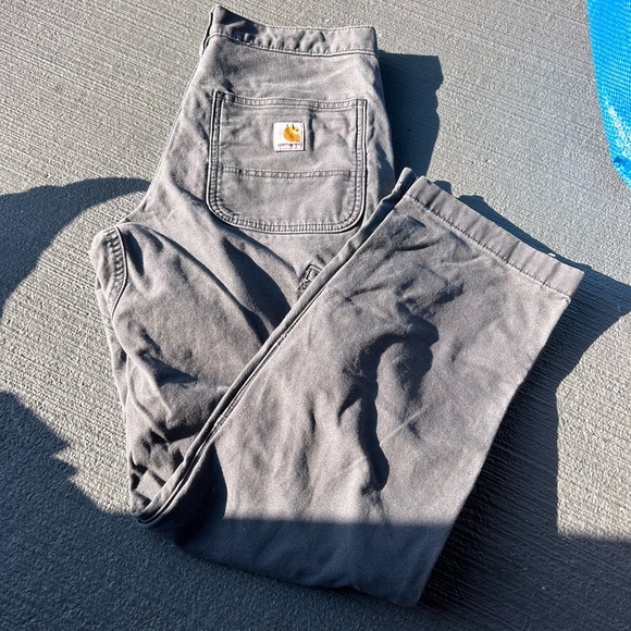 Carhartt Charcoal Work Pants - Picture 1 of 6